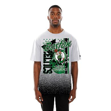Men's New Era White Boston Celtics Injection Sport Classics T-Shirt