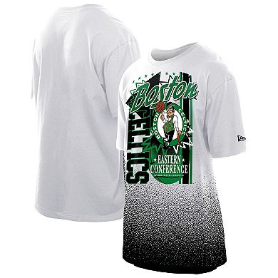 Men's New Era White Boston Celtics Injection Sport Classics T-Shirt