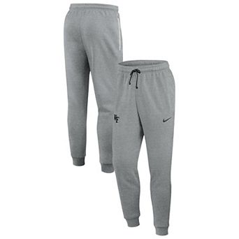 Men's Nike Heather Gray Wake Forest Demon Deacons Basketball Practice Dri-FIT Taper Sweatpants