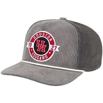 Men's Colosseum Gray Houston Cougars Where's My Hat Podium Adjustable Trucker Hat
