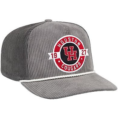 Men's Colosseum Gray Houston Cougars Where's My Hat Podium Adjustable Trucker Hat
