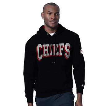 Men's Starter Black Kansas City Chiefs Thursday Night Gridiron Hoodie