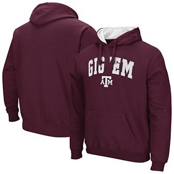 Men's Colosseum Maroon Texas A&M Aggies Rally Cry Fleece Hoodie