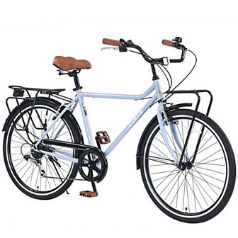 LOVMOR 26 Inch Vintage Commute Bike 7 Speed Steel Frame Multi Colors Unisex