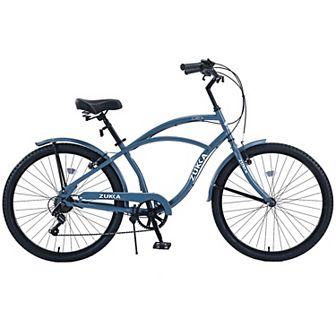 LOVMOR 26 Inch Beach Cruiser Bike 7 Speed Multi Colors