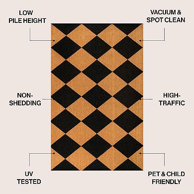 Peater Classic Casual Commerical Natural Coir Mat Indoor/Outdoor