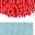 Light Blue Red Leaf
