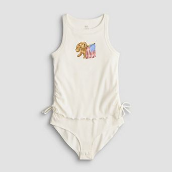 Girls 6-16 SO® Adaptive Cinch Side Bodysuit