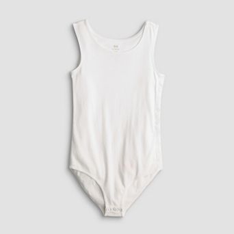 Girls 6-16 SO® Adaptive Scoopneck Tank Bodysuit