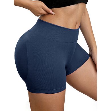 3 Packs Women's Slimming Waist Hip Lifter Control Panties Workout Sport Running Shaper Short