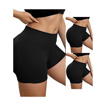 3 Packs Women's Slimming Waist Hip Lifter Control Panties Workout Sport Running Shaper Short