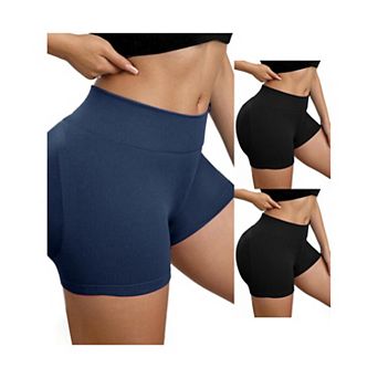 3 Packs Women's Slimming Waist Hip Lifter Control Panties Workout Sport Running Shaper Short