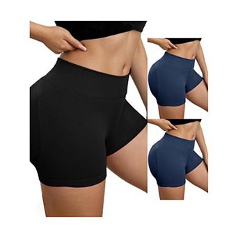 3 Packs Women's Slimming Waist Hip Lifter Control Panties Workout Sport Running Shaper Short