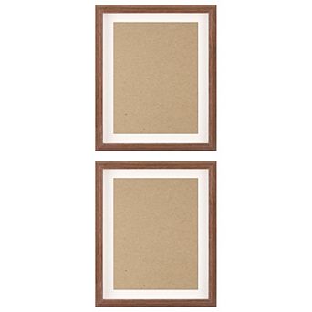 2 pc Art Modern Picture Frames for Wall Hanging or Tabletop Display 10"x12"