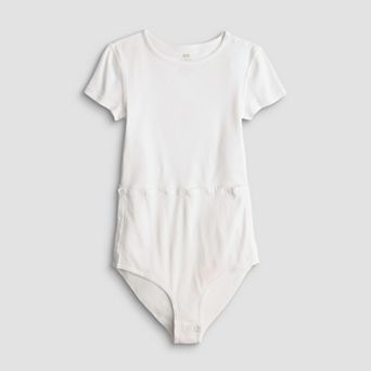 Girls 6-16 SO® Adaptive Short Sleeve Tee Bodysuit