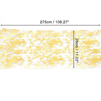 Sequin Glitters Table Runner, Sparkly Table Runner for Party Table Decoration, 108.27"L x 11.02"W