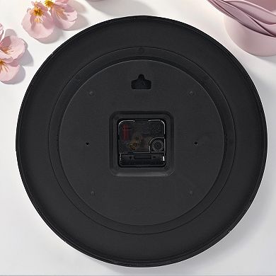 Exquisite Patterns Wall Clock, Silent Non Ticking Battery Operated Modern Clocks, 12x12x1.6 Inch