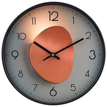 Exquisite Patterns Wall Clock, Silent Non Ticking Battery Operated Modern Clocks, 12x12x1.6 Inch