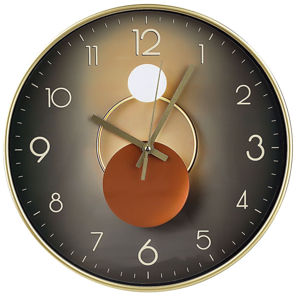 Exquisite Patterns Wall Clock, Silent Non Ticking Battery Operated ...