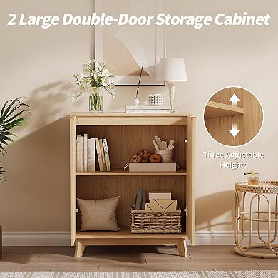 Garvee Buffet Cabinet with Storage, Wood Sideboard for Dining Room, Kitchen or Living Room