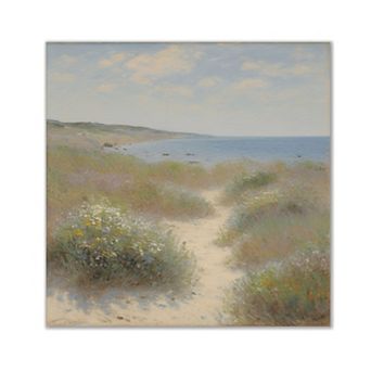 AAW Beach Coastline Scenery Ready to Hang Canvas
