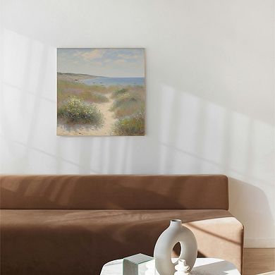 AAW Beach Coastline Scenery Ready to Hang Canvas
