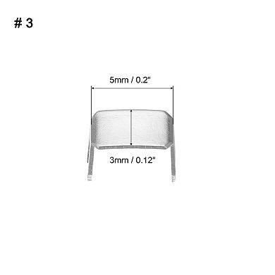 20 Pcs Zipper Stoppers, #3 Top & Bottom Stops for Zippers Rescue Repair