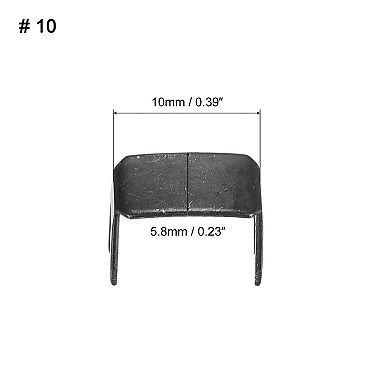 20 Pcs Zipper Stoppers, #10 Top & Bottom Stops for Zippers Rescue Repair