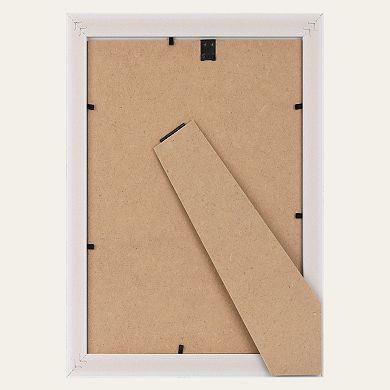 2Pcs Distressed Wood Grain Photo Frame for Wall Mounting Display 6"x8"