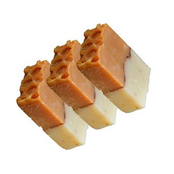 Natural Moisturizing Oats and Honey Bar Handmade 3 Pack Soap, Beauty Bar, Gift For Her