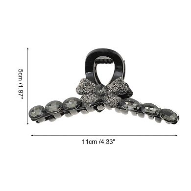 Fashion Diamond Bow Hair Clips Hairdo Clip 1 Pc