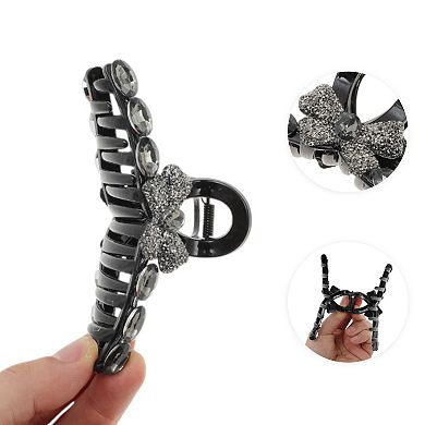 Fashion Diamond Bow Hair Clips Hairdo Clip 1 Pc