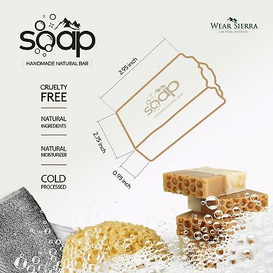 Handmade Natural Anti-Acne Tea Tree Bar 2 Pack Soap, Gift For Her, Gift For Mom