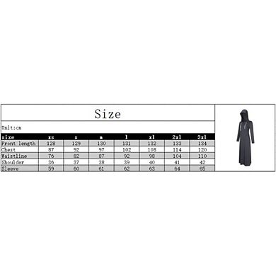 Women's Casual Pocket Slim Pullover Maxi Hoodie Dress Kangaroo Pocket Sweatshirt