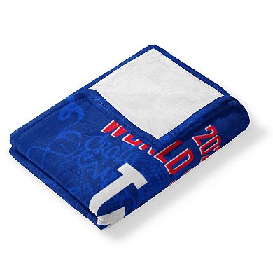 Los Angeles Dodgers 2025 World Series Champions Five Tool Silk Touch Throw Blanket