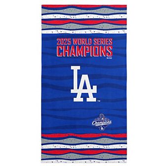 Los Angeles Dodgers 2025 World Series Champions Cycle Beach Towel