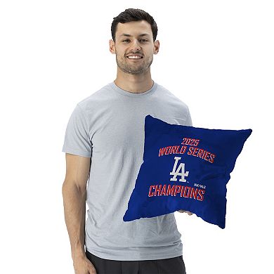 Los Angeles Dodgers 2025 World Series Champions Bush League Throw Pillow