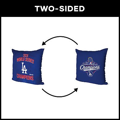 Los Angeles Dodgers 2025 World Series Champions Bush League Throw Pillow