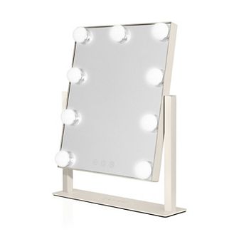 12"x14" Hollywood Mirror with Lights LED, Vertical Countertop Vanity Mirror
