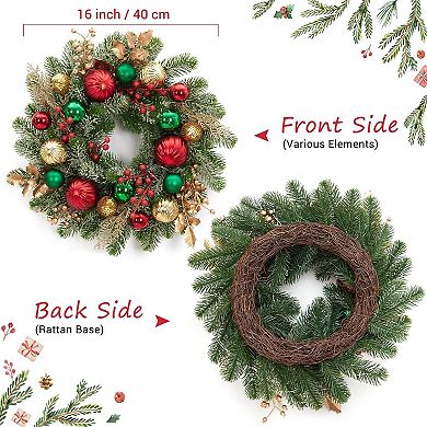 16 Inch Prelit Christmas Wreath