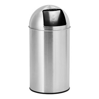 18.5 Gallon/70 Liter Trash Can, Garbage Can with Push Lid, Removable Inner Bucket