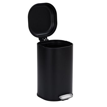 8 Gallon Bathroom Step Trash Can without Inner Liner, Square