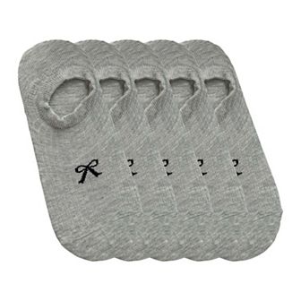 Women's No-Show Liner Socks with Bow Accent 5 pk