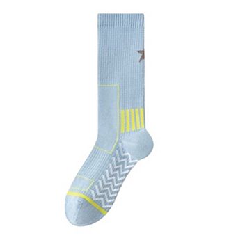 Women's Reflective Cycling Socks with Night Visibility Design Padded Zones and Breathable Fit