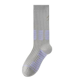 Women's Reflective Cycling Socks with Night Visibility Design Padded Zones and Breathable Fit