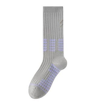 Women's Reflective Cycling Socks with Night Visibility Design Padded Zones and Breathable Fit