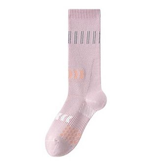 Women's Reflective Cycling Socks with Night Visibility Design Padded Zones and Breathable Fit