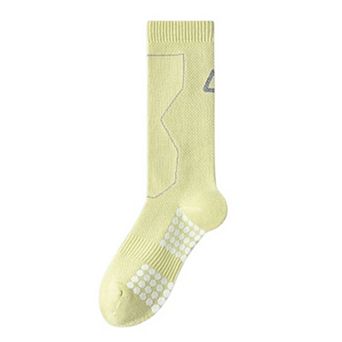 Women's Reflective Cycling Socks with Night Visibility Design Padded Zones and Breathable Fit