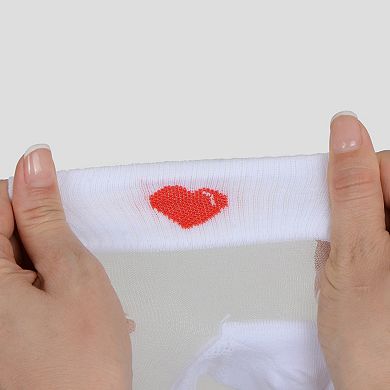 Women's Thin Semitransparent No - Show Socks 5pk Non-slip and Sweat-absorbent
