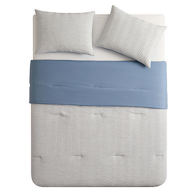 VCNY Home 3-pc. Herringbone Microfiber Comforter Set